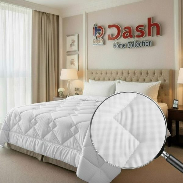 لحاف ستريب - ابيض